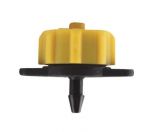 Hydro Flow Regulated Button Emitter Yellow 0.5 GPH (25 Pack)
