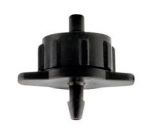 Hydro Flow Regulated Button Emitter Black 1 GPH (25 Pack)