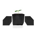Nursery Bags 1/4 Gallon, Non-Woven Fabric Growing Pouches, 50-Pack